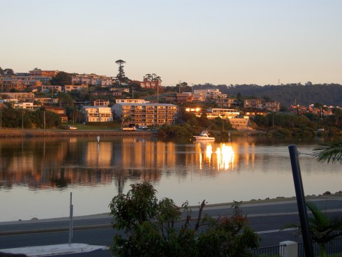 Sunrise over the lake