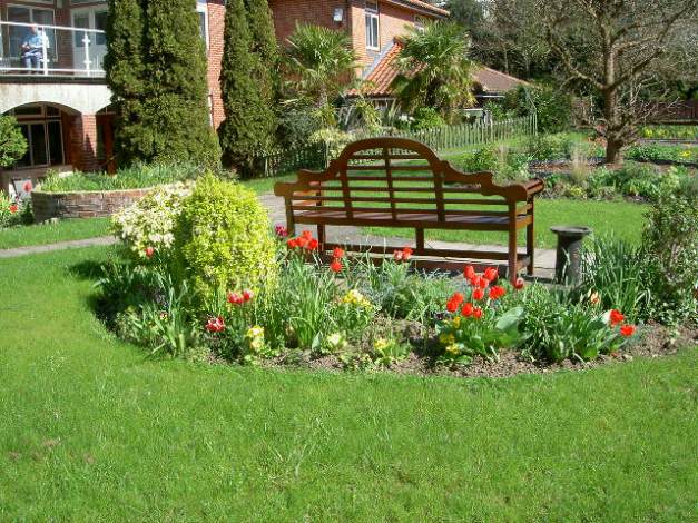 Flower bed at the Hospice