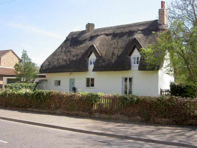 Thatched cottage at Great Wilbraham