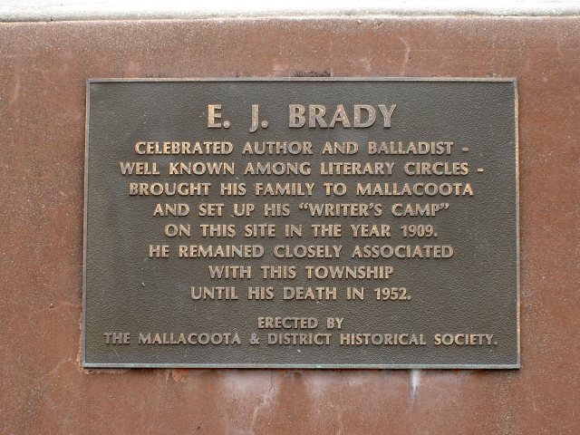 Monument to E J Brady